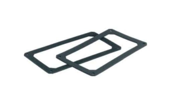 Nu-Tech Engineering Aluminium, Stainless Steel End Panel for Use with E005, E006 Cases, 2 x 1.5mm | E007/002