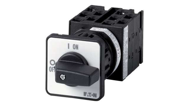 Eaton, 10P 2 Position 90° On-Off Cam Switch, 690V (Volts), 20A, Short Thumb Grip Actuator | 014978 T0-5-8346/EZ
