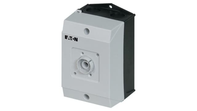 Eaton Black, White Plastic Eaton Moeller Enclosure - 1 Hole | 207435 CI-K1-T0-2