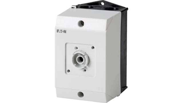 Eaton White, Black Plastic Eaton Moeller Enclosure - 1 Hole | 207436 CI-K1-T0-4