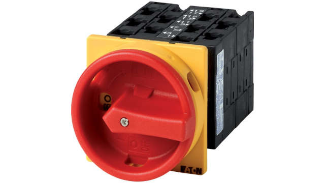 Eaton, 10P 90° On-Off Cam Switch, 690V (Volts), 32A, Door Coupling Rotary Drive Actuator | 080818 T3-5-8346/EA/SVB