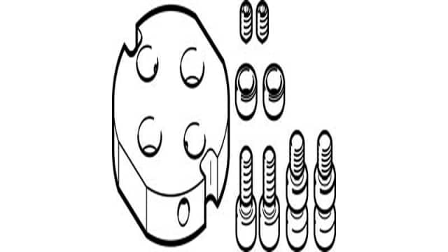 Festo Adapter DHAA-G-Q11-25-B1-25, For Use With Grippers | DHAA-G-Q11-25-B1-25