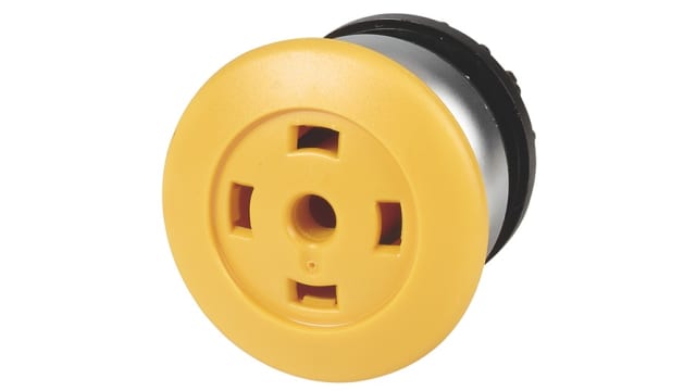 Eaton Eaton Moeller M22 Series Yellow Maintained Push Button Switch, IP69K, IP67 | 216768 M22-DRP-Y-X