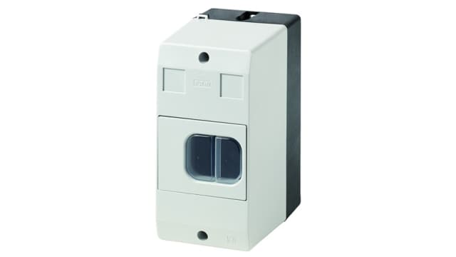 Eaton White, Black Plastic Moeller Enclosure - | 281409 CI-PKZ01-NA-G