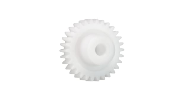 Igus 65 Teeth Spur Gear, 1 Module, 10 mm Bore Diam, 65 mm Pitch Diam, 21 mm Hub Diam | S270GM-ST-100-065-00-100-R
