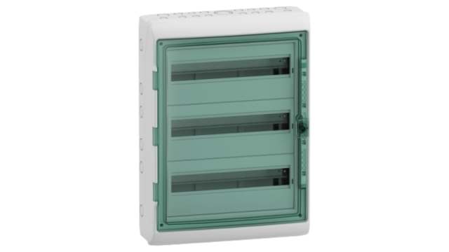 Schneider Electric Mureva Light Grey Smooth Polymer Electrical Enclosure, IEC, IP65, Surface Mount Mount, 1 Gangs 610 mm | 13967M