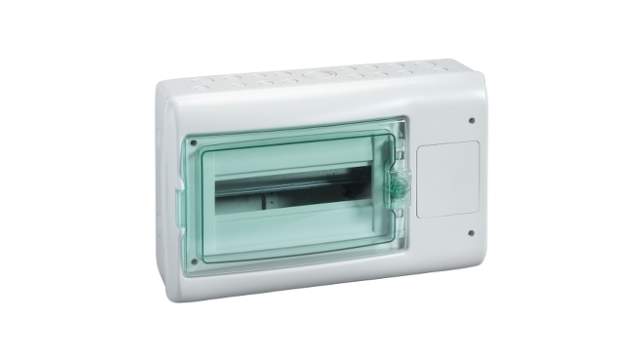 Schneider Electric Mureva Light Grey Smooth Polymer Electrical Enclosure, IEC, IP65, Surface Mount Mount, 1 Gangs 280 mm | 13970M