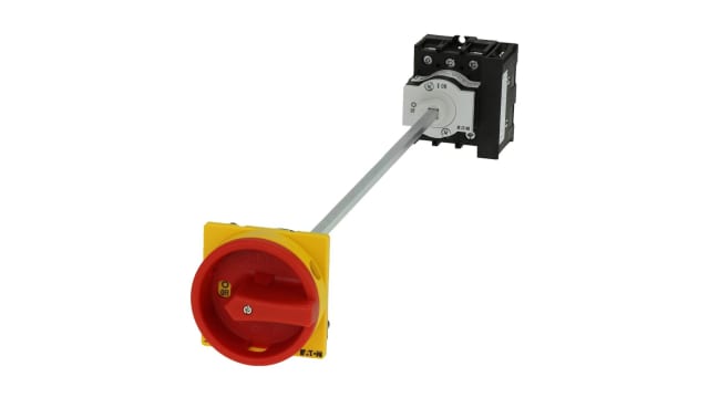 Eaton, 3P 90° On-Off Cam Switch, 690V (Volts), 40A, Door Coupling Rotary Drive Actuator | 199937 P1-40/M4/SVB/HI11