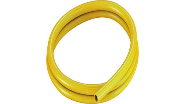 Festo Yellow Thermoplastic Elastomer Round Plastic Tube x 12 mm OD x 8 mm ID x 4 mm | PUN-H-F-12X2-GE