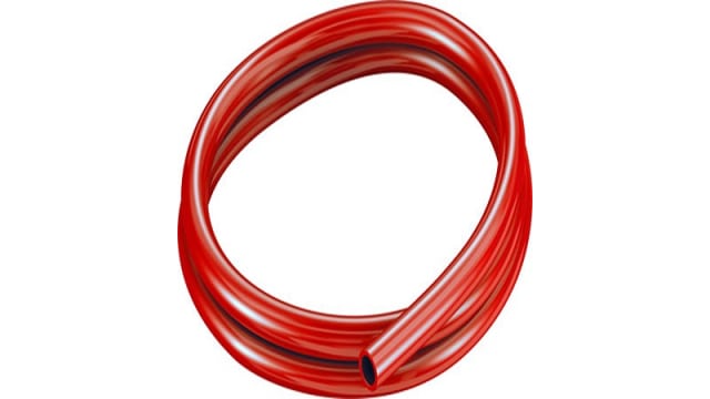 Festo Red Thermoplastic Elastomer Round Plastic Tube x 14 mm OD x 9.8 mm ID | PUN-H-F-14X2-RT