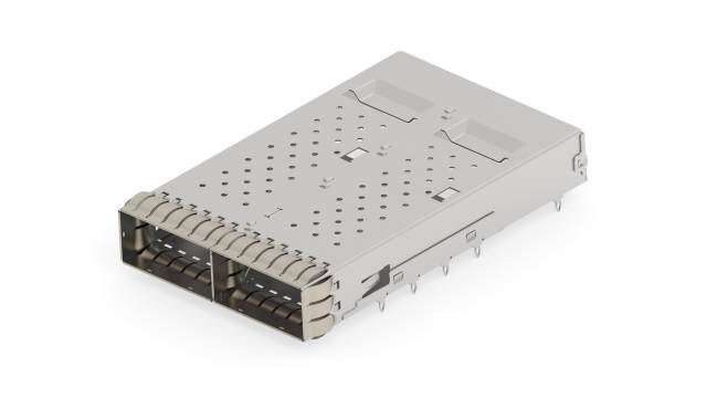 TE Connectivity Cage Assembly QSFP Cage Assembly Female Solder 2 Port 2-Position | 2386331-1