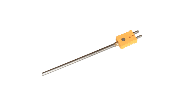 Electrotherm282 Type K Thermocouple 1000mm Length, 6mm Diameter, 0°C → +1000°C | 282-1K-6-1000S-ge