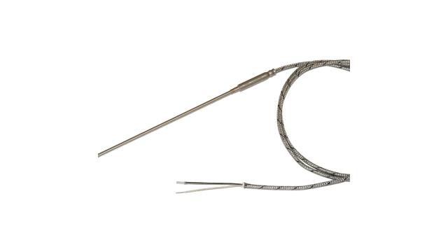 Electrotherm294 Type J Thermocouple 500mm Length, 1.5mm Diameter, 0°C → +700°C | 294-1J-1.5-350-500