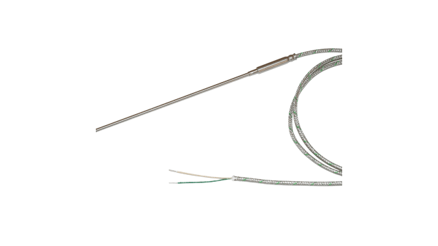 Electrotherm294 Type K Thermocouple 500mm Length, 3mm Diameter, 0°C → +1000°C | 294-1K-3-350-500