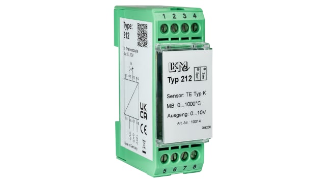 LKMelectronic LKM Temperature Transmitter Type K Input, 15 → 26 V ac | LKM212/K3
