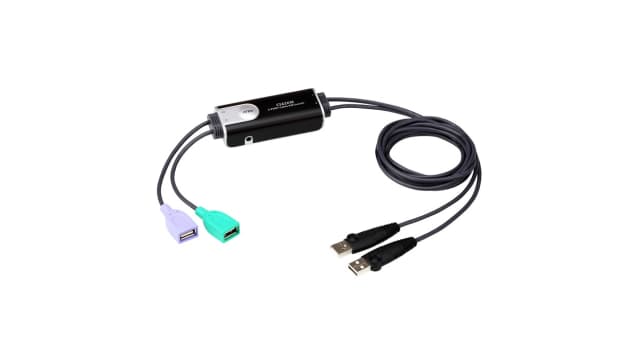 Aten 5 Port 2 Displays USB USB KVM Switch 3.5mm Audio Jack Female | CS62KM