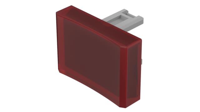 EAO Red Rectangular Push Button Lens for Use with Push Button | 31-904.2