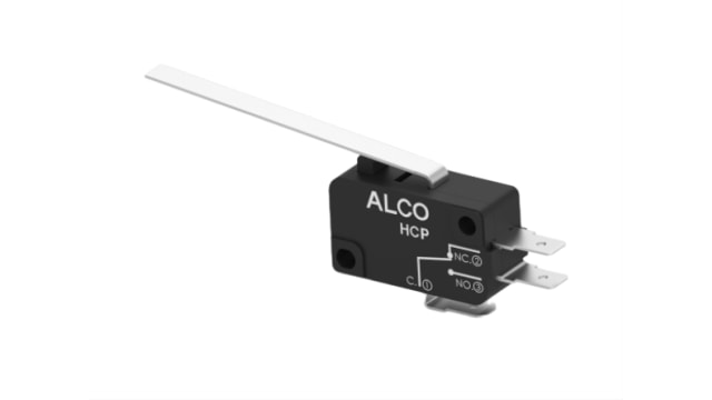 TE Connectivity Extended Snap Action Micro Switch, Quick Connect Terminal, 16A, SPDT | HCP16DTD3S04