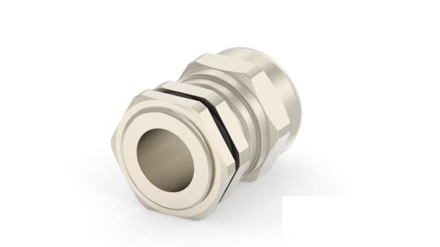 Entrelec 1SNG Series Brass Brass, CR, NBR, PA 6 Cable Gland, PG13.5 Thread, 6mm min., 12mm max., IP66, IP68 | 1SNG625068R0000