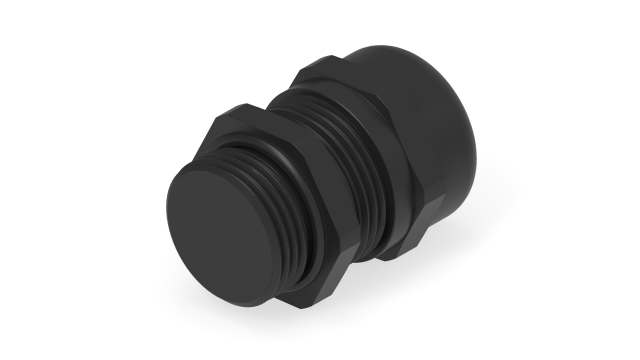Entrelec 1SNG Series Black PA 6 Cable Gland, M16 Thread, 4mm min., 8mm max., IP66, IP68 | 1SNG626018R0000