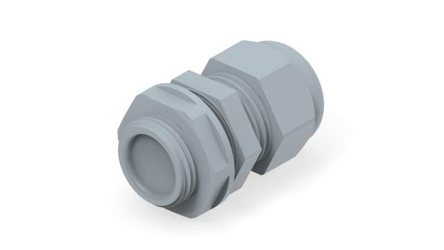 Entrelec 1SNG Series Grey PA 6 Cable Gland, M20 Thread, 6mm min., 12mm max., IP66, IP68 | 1SNG626038R0000