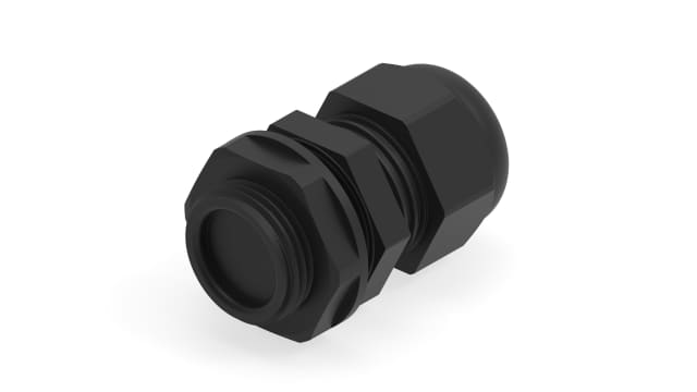 Entrelec 1SNG Series Black PA 6 Cable Gland, M20 Thread, 6mm min., 12mm max., IP66, IP68 | 1SNG626039R0000