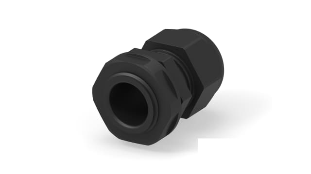 Entrelec 1SNG Series Black PA 6 Cable Gland, PG13.5 Thread, 6mm min., 12mm max., IP66, IP68 | 1SNG626159R0000