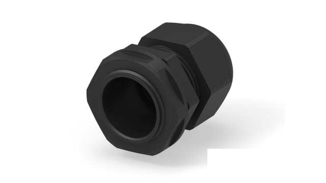 Entrelec 1SNG Series Black PA 6 Cable Gland, PG21 Thread, 13mm min., 18mm max., IP66, IP68 | 1SNG626171R0000