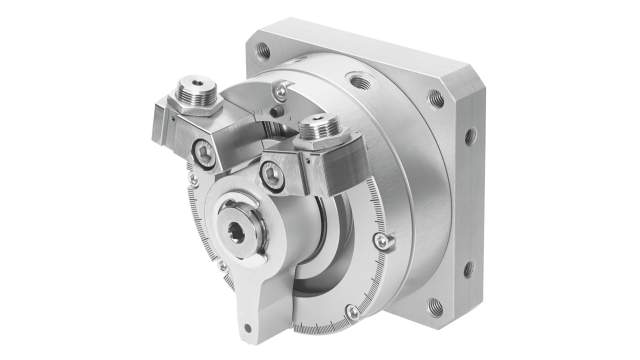 Festo DSM Series 10 bar Double Acting Action Pneumatic Rotary Actuator, 25 mm Bore, 270 ° | DSM-25-270-P-A-B