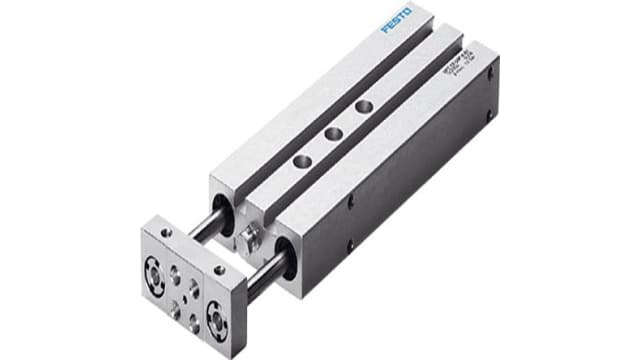 Festo Pneumatic Guided Cylinder - 32689, 16mm Bore, 50mm Stroke, DPZ Series, Double Acting | DPZ-16-50-P-A