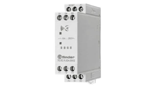 Finder Thermistor NFC Monitoring Relay, Single Phase, 184 → 253V ac/dc, DIN Rail | 70.92.8.230.0002