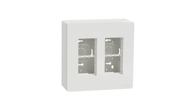 Schneider Electric White ABS New Unica Control Station Enclosure - 4 Hole | NU122418