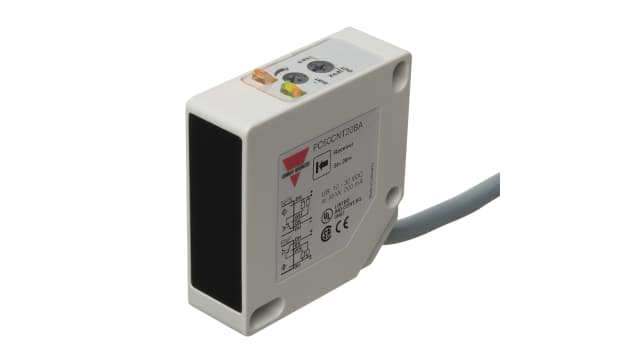 Carlo Gavazzi Through Beam Photoelectric Sensor, Rectangular Sensor, 20000 mm Detection Range | PC50CNT20BA