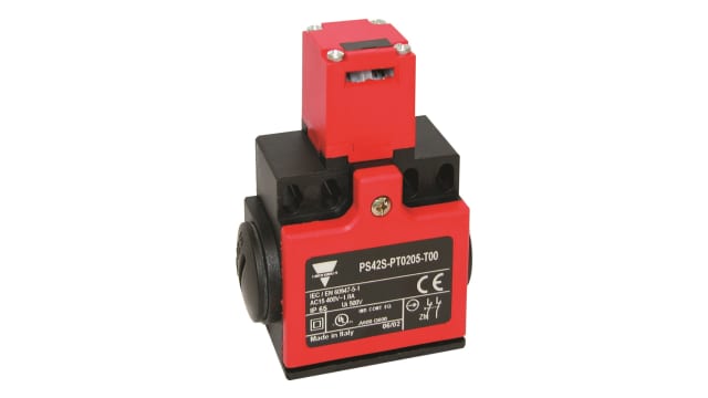 Carlo Gavazzi PS Series Key Safety Limit Switch, 1NO/1NC, IP66, 1NO/NC, Metal Housing, 10A Max | PS42S-PT1105-Y00