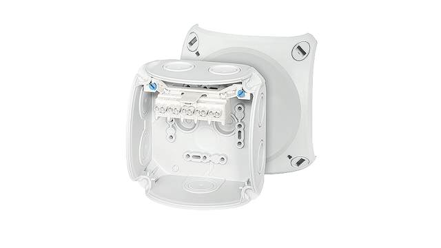 HENSEL DK Series Grey Polypropylene Terminal Box, IP66, 5 Terminals, 70 mm, 104 mm 104 mm | DK 0402 G