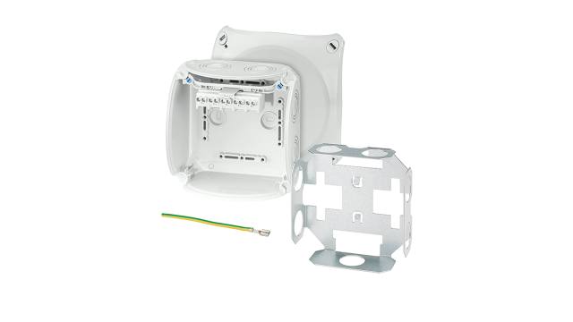 HENSEL KF Series Grey Polycarbonate Terminal Box, IP66, 5 Terminals, 77 mm, 130 mm 130 mm | KF 0604 U