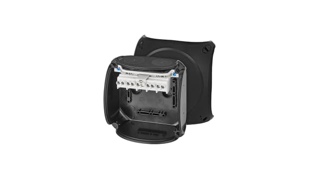 HENSEL KX 0606 C Series Black Polycarbonate Terminal Box, IP66, 5 Terminals, DIN EN 60079-31, DIN EN IEC 60079-7, IEC | KX 0606 C