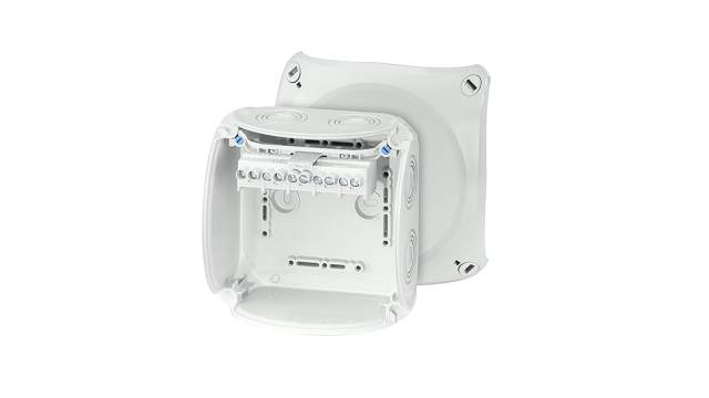 HENSEL KF Series Grey Polycarbonate Terminal Box, IP67, 5 Terminals, 77 mm, 130 mm 130 mm | KF 0606 G