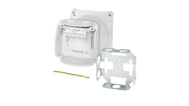 HENSEL DK 0604 U Series Grey Polypropylene Terminal Box, IP66, 5 Terminals, 77 mm, 130 mm 130 mm | DK 0604 U