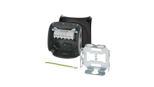 HENSEL DK Series Black Polypropylene Terminal Box, IP66, 5 Terminals, 62 mm, 93 mm 93 mm | DK 0202 V