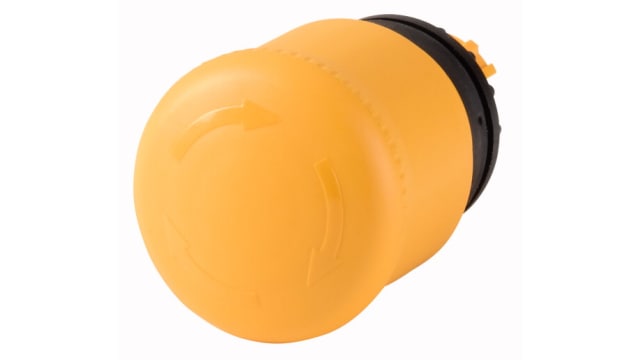 Eaton M22 Series, Twist Release, Emergency Stop Push Button Head | 147403 M22Y-PVT