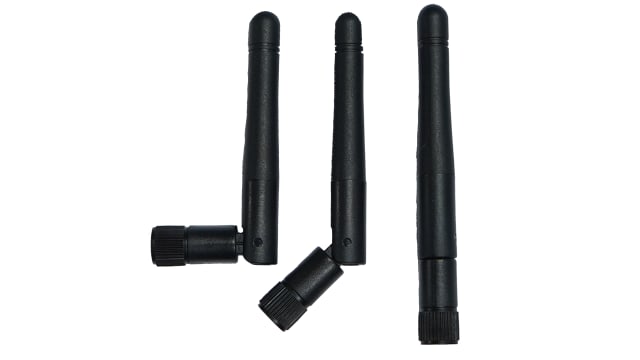 Siretta DELTA35/SMAM/S/36 Stubby WiFi Antenna with SMA Male Connector | DELTA35/SMAM/S/36