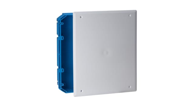 Schneider Electric Multifix Blue Untreated Polystyrene Junction Box, IP20, Flush Mount, 1 Gangs 213 mm 60 mm | ENN04528