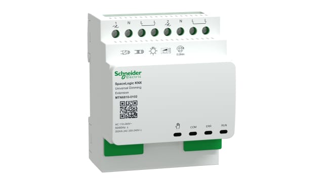 Schneider Electric MTN6810 350 W Dimming Controller Dimming Controller, DIN Rail Mount, 230 V | MTN6810-0102