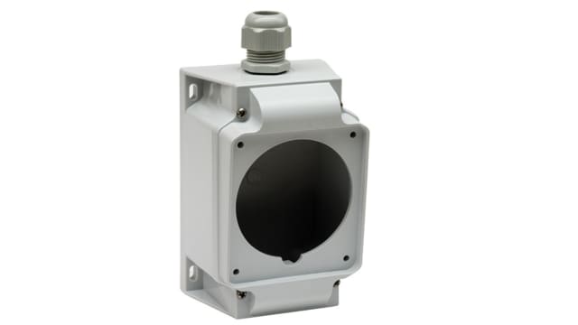 Schneider Electric Mureva Grey Stainless Steel Back Box, IP67, Surface Mount Mount 100 mm 90 mm 89 mm | PKZ100