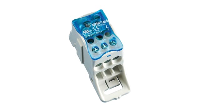 nVent ERIFLEX Distribution Block, 1 Way, 1 kV, 160A, Blue | 569030