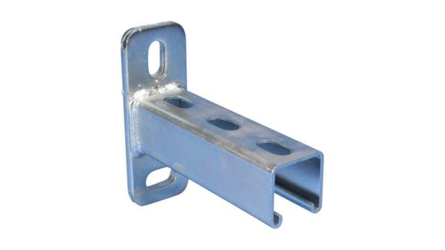 nVent CADDY Steel Slotted DIN Rail, 600 mm x 45 mm x 125 mm | 311731