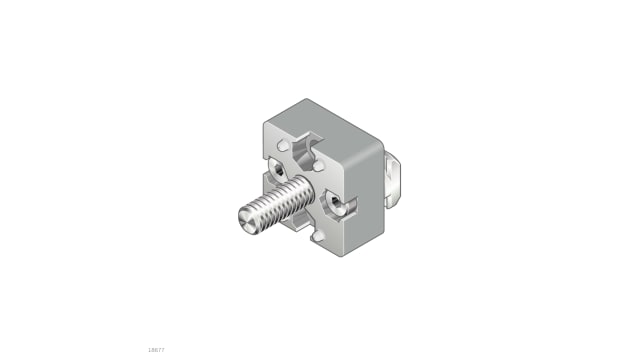 Bosch Rexroth M8 T-Connector, Connecting Component, Strut Profile 8 mm, Groove Size 8 mm | 3842538696