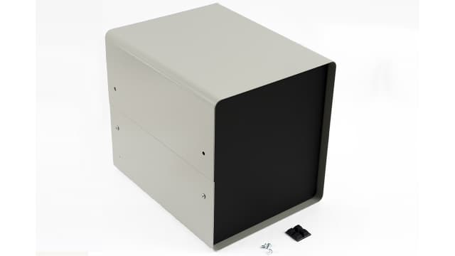 Hammond 1401 Grey Steel, Aluminium Enclosure 229 mm, 203 mm, 254 mm | 1401C