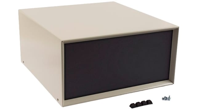 Hammond 1426 Beige Aluminium, Steel Enclosure 140 mm, 279 mm, 279 mm | 1426Q
